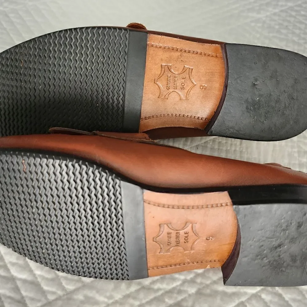 David Taylor leather loafers